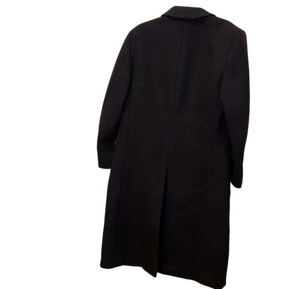 paul stuart blue wool classic mens overcoat 40 regular MINT CONDITION - Picture 4 of 7